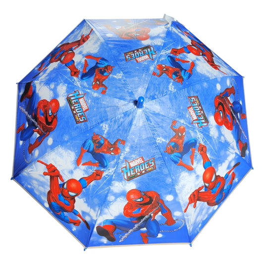 Kids Children Spiderman Umbrella Characters Rainwear 80cm Winter - My Store