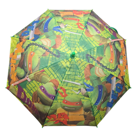 Kids Children TMNT Teenage Mutant Ninja Turtles Umbrella Characters Rainwear 80cm Winter - My Store
