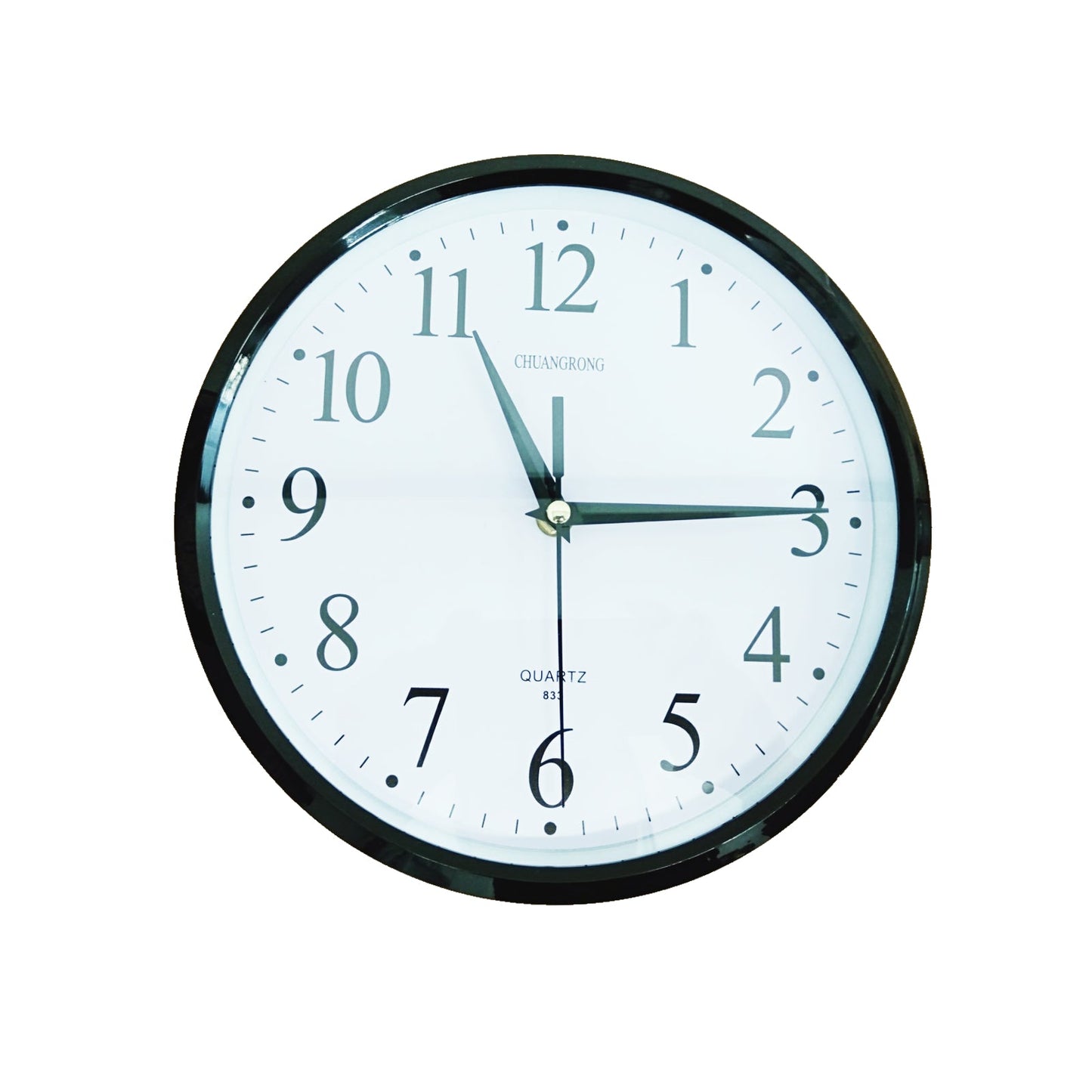 Concise Silent Non-Ticking Wall Clock Quartz- 24cm - Homeware Discounts