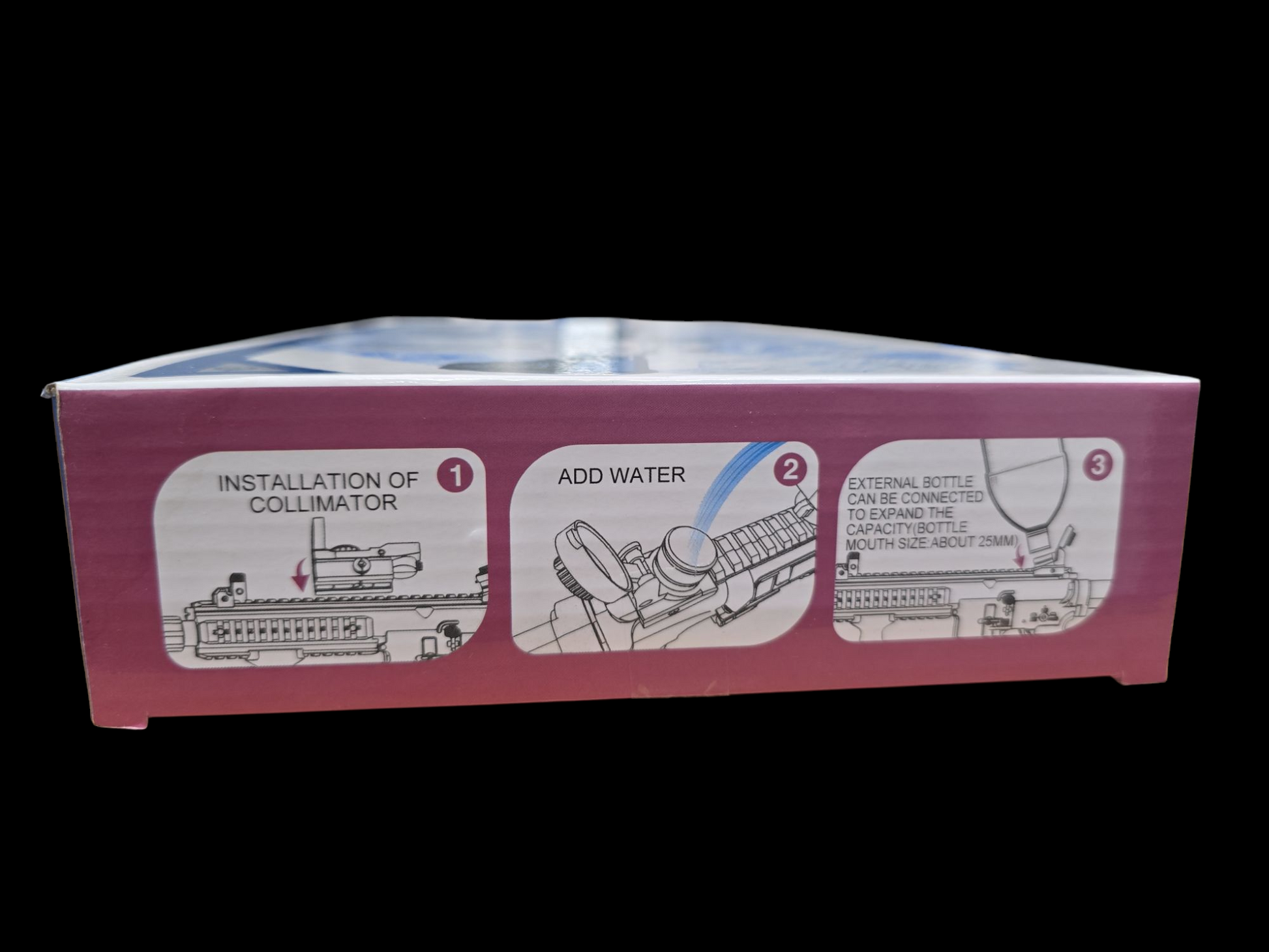 Rechargable 62cm High-Pressure Electric Water Gun Automatic & Battery Powered Water Blaster 180CC Large Water Storage Water Pistol toy - Homeware Discounts