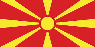Macedonia Flag 3' x 5' - Macedonian Flags 90 x 150 cm - Banner 3x5 ft Light Polyester