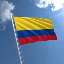 Large Colombian Flag 90cm x 150cm - 3ft x 5ft