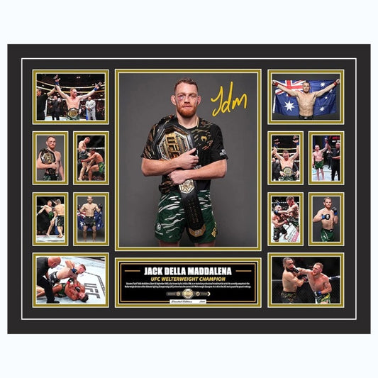 Jack Della Maddalena Signed Limited Photo Memorabilia Frame - My Store