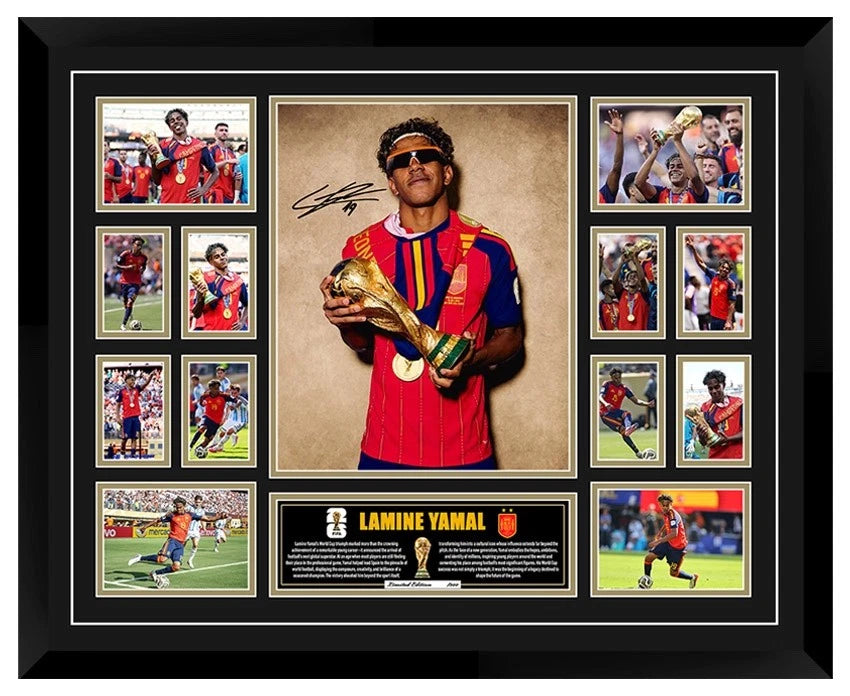 LAMINE YAMAL SPAIN WORLD CUP 2026 Limited Photo Memorabilia Frame - Homeware Hobbies
