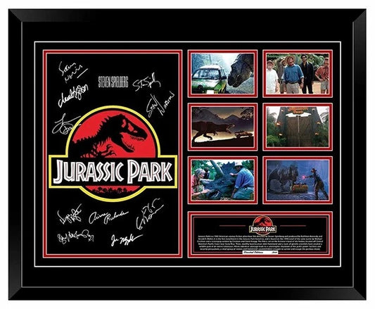 JURASSIC PARK ORIGINAL 1993 Signed Limited Photo Memorabilia Wooden Frame - My Store