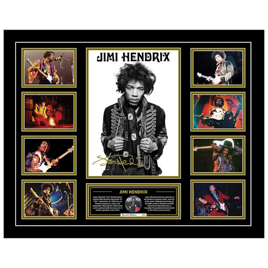 Jimi Hendrix Signed Limited Photo Memorabilia Frame - My Store