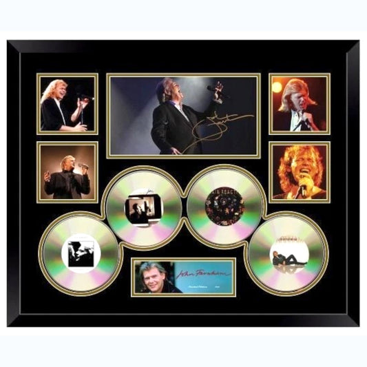 John Farnham Whispering Jack Age of Reason Then Again Signed Limited Photo Memorabilia Frame - My Store