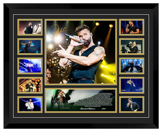 RICKY MARTIN LIVE 2025 TOUR AUSTRALIA Limited Photo Memorabilia Frame - My Store