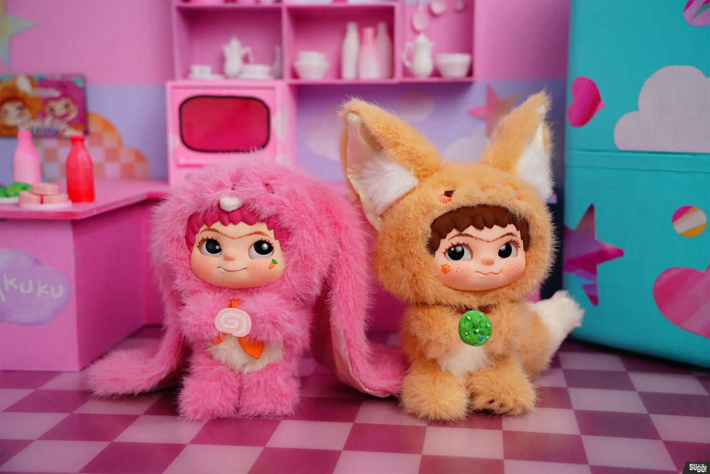 WAKUKU Fox & Bunny Trick or Treat Series Plush V2 Blind Box - My Store