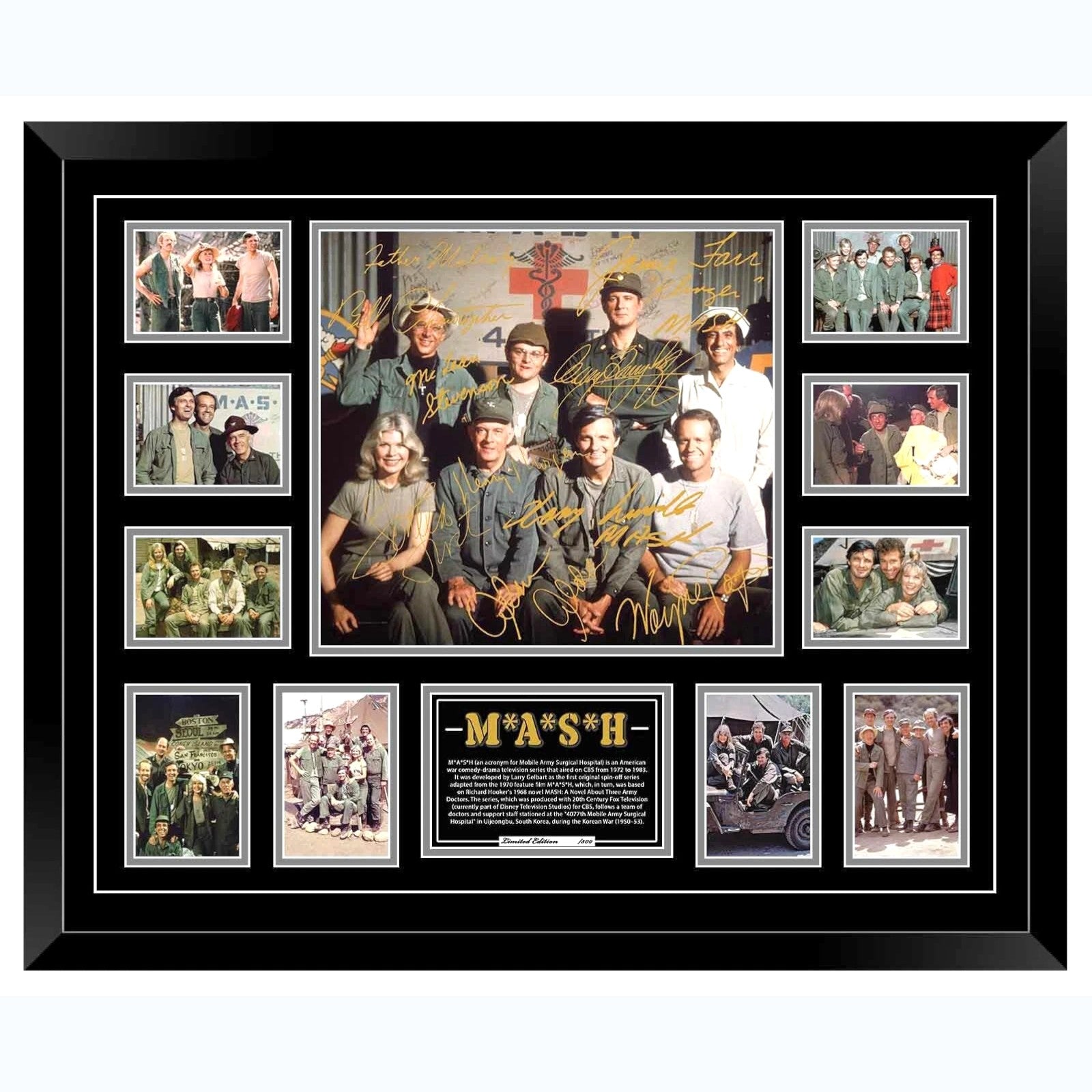Mash TV Series Alan Alda Loretta Swit Signed Limited Photo Memorabilia Frame - My Store