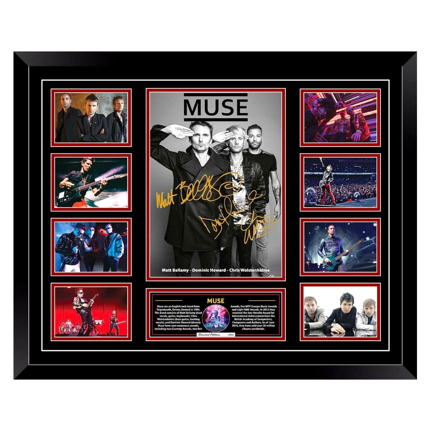 MUSE SIMULATION THEORY Signed Limited Photo Memorabilia Frame - My Store