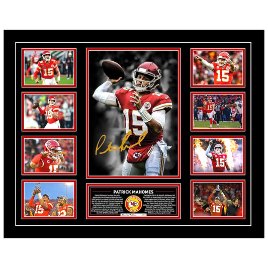Patrick Mahomes Kansas City Chiefs Signed Limited Photo Memorabilia Frame - My Store