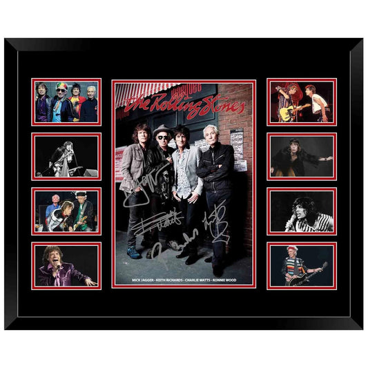 The Rolling Stones Mick Jagger Signed Limited Photo Memorabilia Frame - My Store