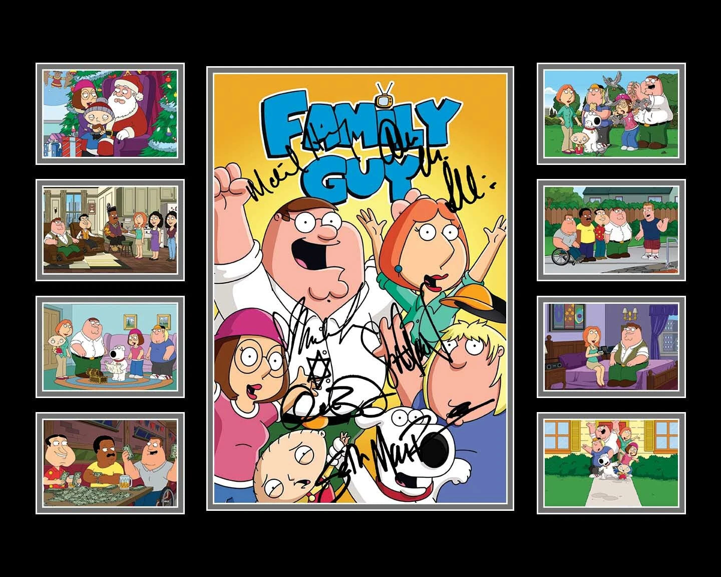 FAMILY GUY CAST Signed Limited Photo Memorabilia Wooden Frame - My Store