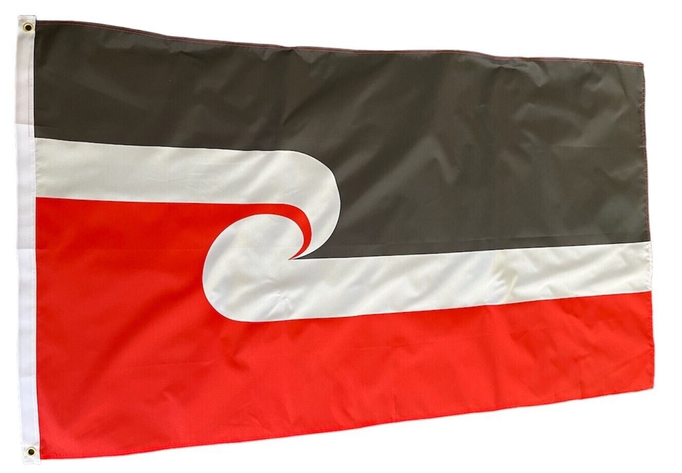 Large Maori Flag Heavy Duty Outdoor Tino Rangatiratanga 90 X 150 CM - 3ft x 5ft