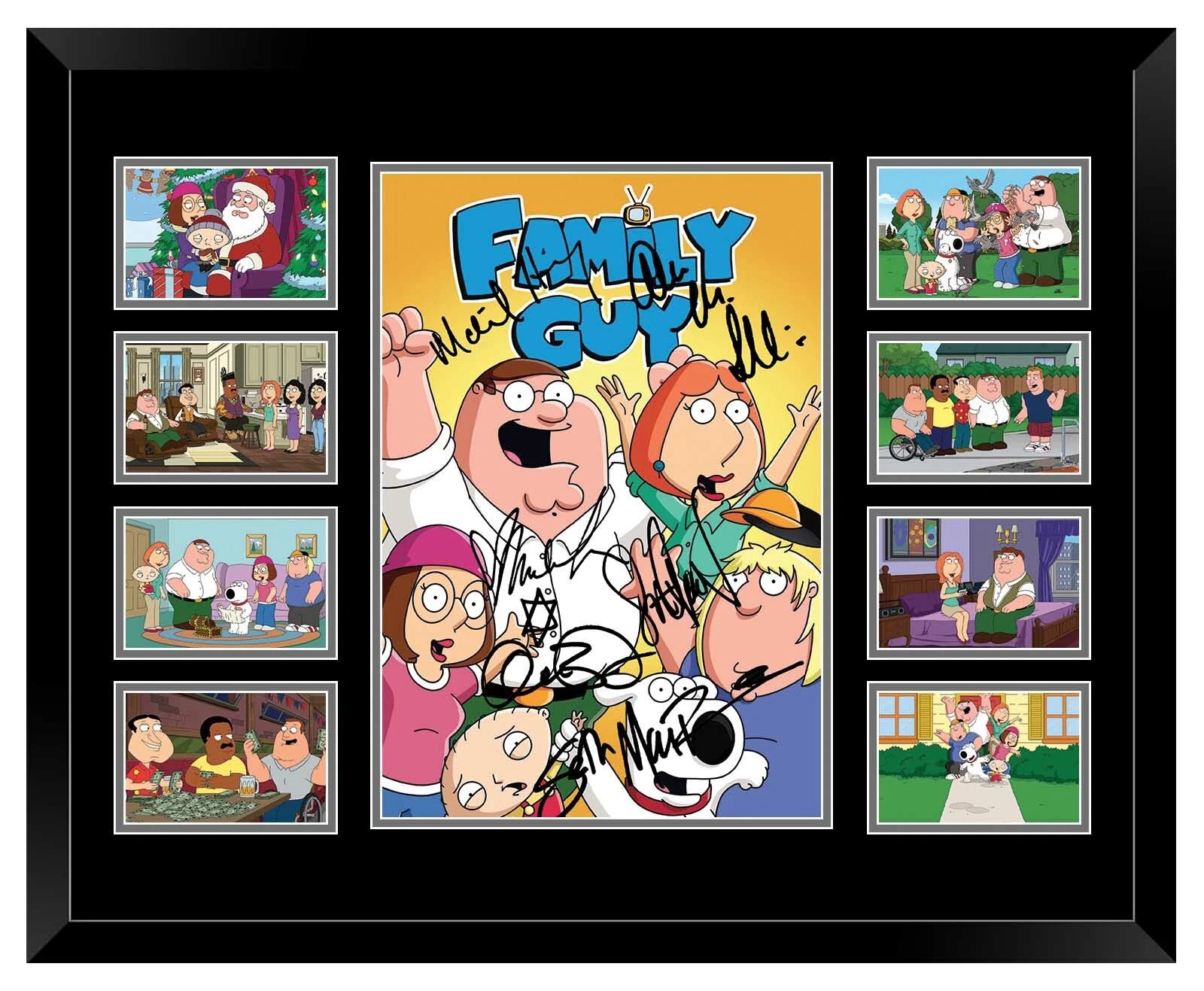 FAMILY GUY CAST Signed Limited Photo Memorabilia Wooden Frame - My Store