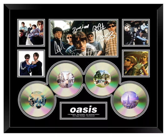 OASIS LIAM NOEL GALLAGHER SIGNED25 World Tour AustraliaLimited Photo Memorabilia Frame - My Store