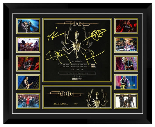 TOOL Australia Tour 2025 Signed Limited Photo Memorabilia Frame