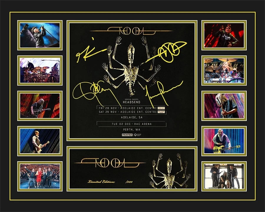 TOOL Australia Tour 2025 Signed Limited Photo Memorabilia Frame - My Store