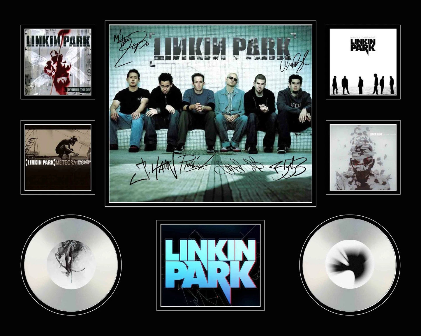 LINKIN PARK Signed Limited Photo Memorabilia Frame
