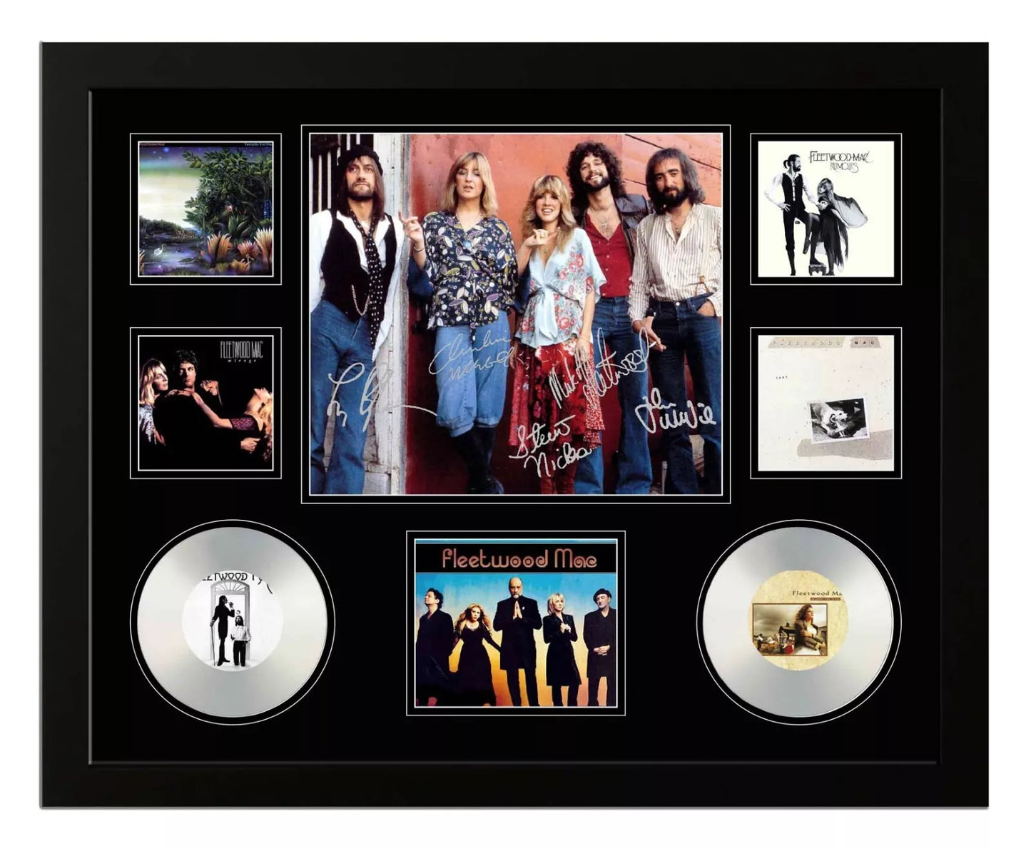 FLEETWOOD MAC Signed Limited Photo Memorabilia Frame