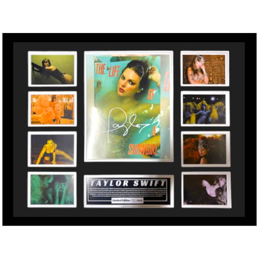 Taylor Swift 'The Life Of A Showgirl' Limited Edition Photo Memorabilia Wooden Frame - My Store