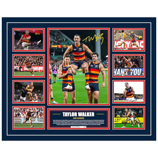 Taylor Walker Tex 300 Games Adelaide Signed Limited Photo Memorabilia Frame - My Store
